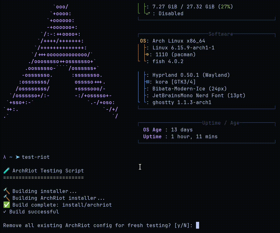 ArchRiot Upgrade Demo